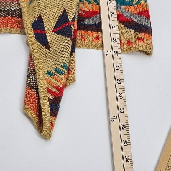 UNIF Southwestern Aztec Tribal Cardigan Sweater Women's XS Knit Open Boho Hippie - Picture 10 of 10